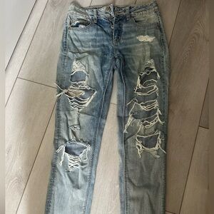 American Eagle Outfitters Faded Blue Denim Jeans
